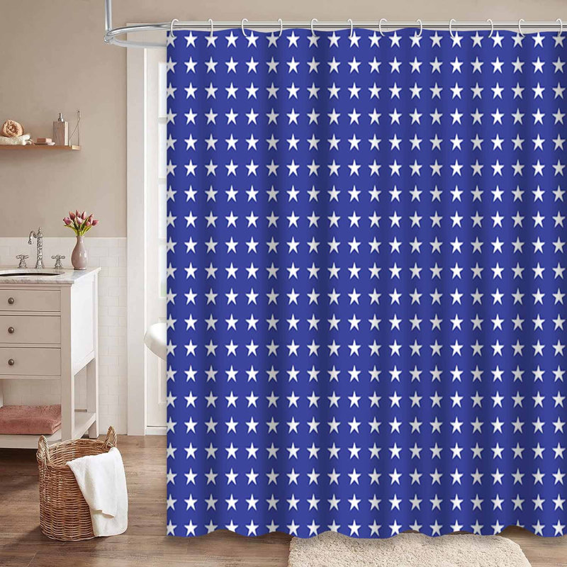 Rideau de douche avec 12 crochets, L 72 po x l 84 po