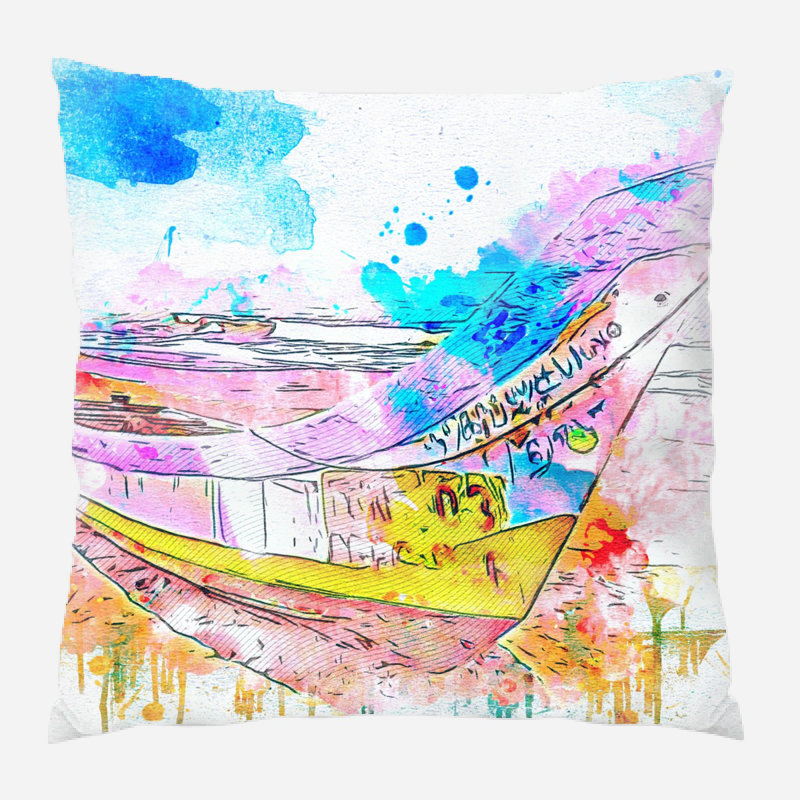 Coussin bateau Worsham, Microsuède, Intérieur