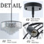 Lustre moderne en cristal à 4 niveaux-957606508-957606510