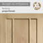 Internal Oak Worcester 3 Panel-45399172