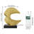 Gold Ocean Wave Statue, Modern Abstract Art