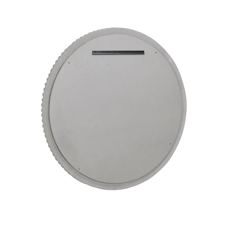 Myrtle Mango Wood Mirror, Gray Wash