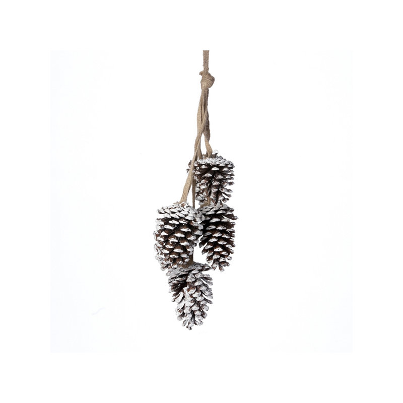 Figurine suspendue cône, Argent