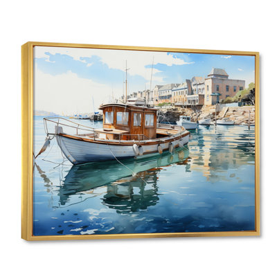 «Port Harbor Reflections», reproduction sur toile