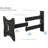 Mount-It! Full Motion TV Wall Mount, Articulating Computer Screen Bracket for 23 - 42 Inch Screens