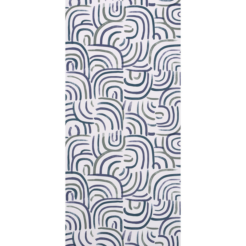 Schumacher x Backdrop New Beat Wallpaper, Blue/Green