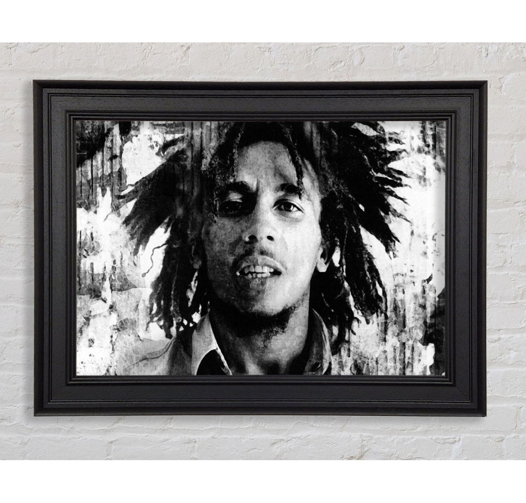 Bob Marley Redemption Song Gerahmter Druck