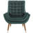 Suggest Button Tufted Upholstered Velvet Lounge Chair-995492227