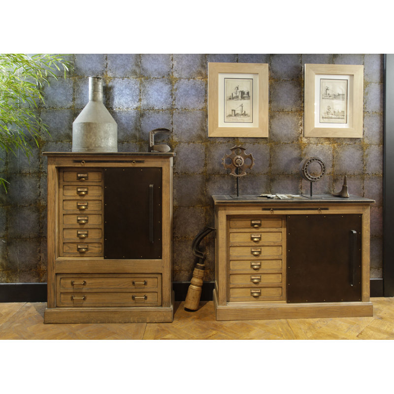 Contremaitre Solid Wood 6 -Drawer Accent Cabinet