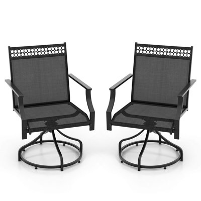 Swivel Outdoor Patio Dining Armchair