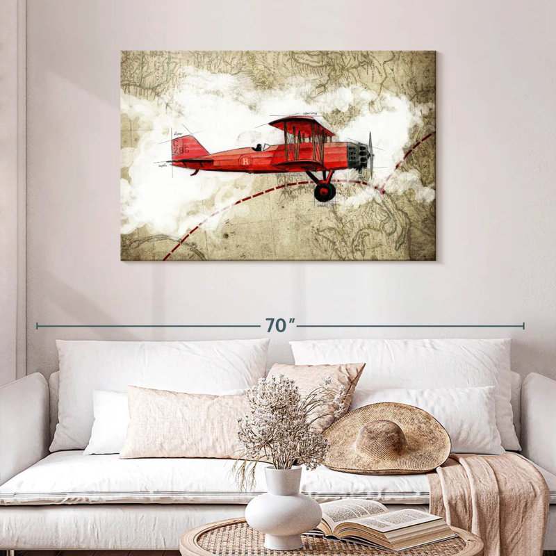 Mehar Biplane III, H 30 po x l 45 po