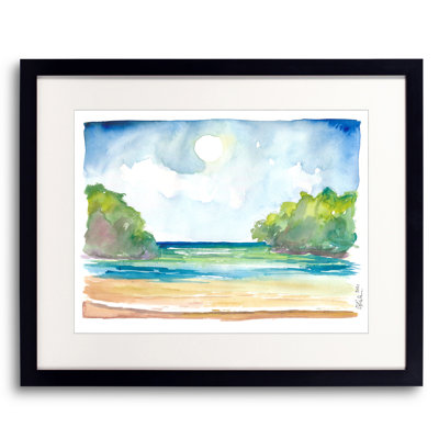 Caribbean Loneliness At Frenchmans Cove Jamaica Print by Martina Bleichner