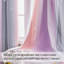 Rideaux arc-en-ciel pour chambre d'enfant - occultant, 1 panneau avec décalcomanies murales licorne-1075178221-1075178210