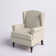 Aiddan 29'' Wide Wing Back Armchair with Solid Wood Legs
