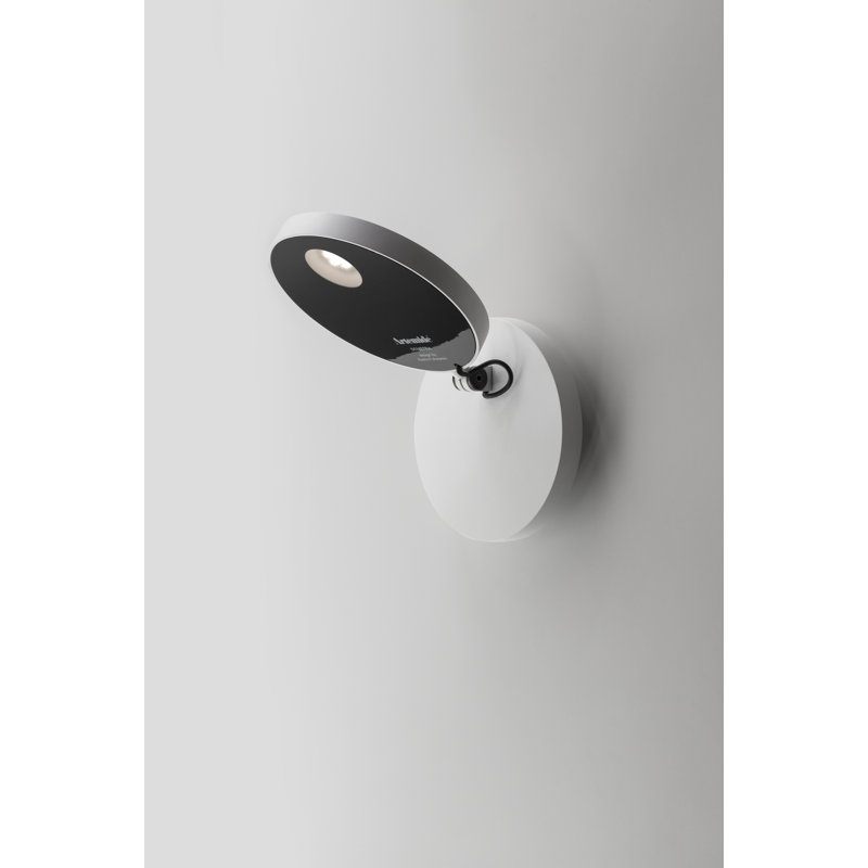 Demetra White LED Wall Sconce with Adjustable Arm