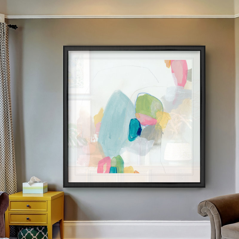 «Candy Jack II», reproduction d'art sur toile, Impression encadrée avec passe-partout, H 30,5 po x l 30,5 po, Noir