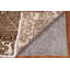 Tapis brun géométrique 6 x 9