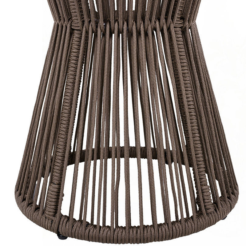 Table d'appoint d'extérieur, 9.92, Gris foncé