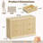 Fluted 6-Drawer Dresser with Solid Wood Base-52821735