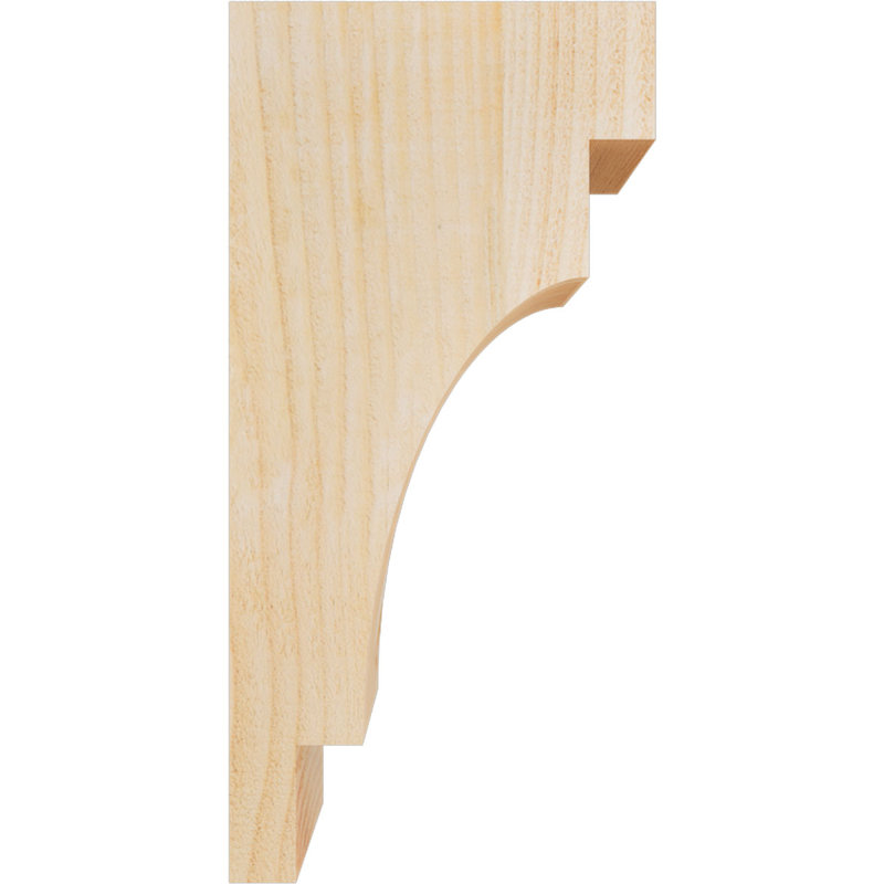 Corbeau méditerranéen, H 16 po x l 4 po x P 8 po, Sapin de Douglas, Sciage brut