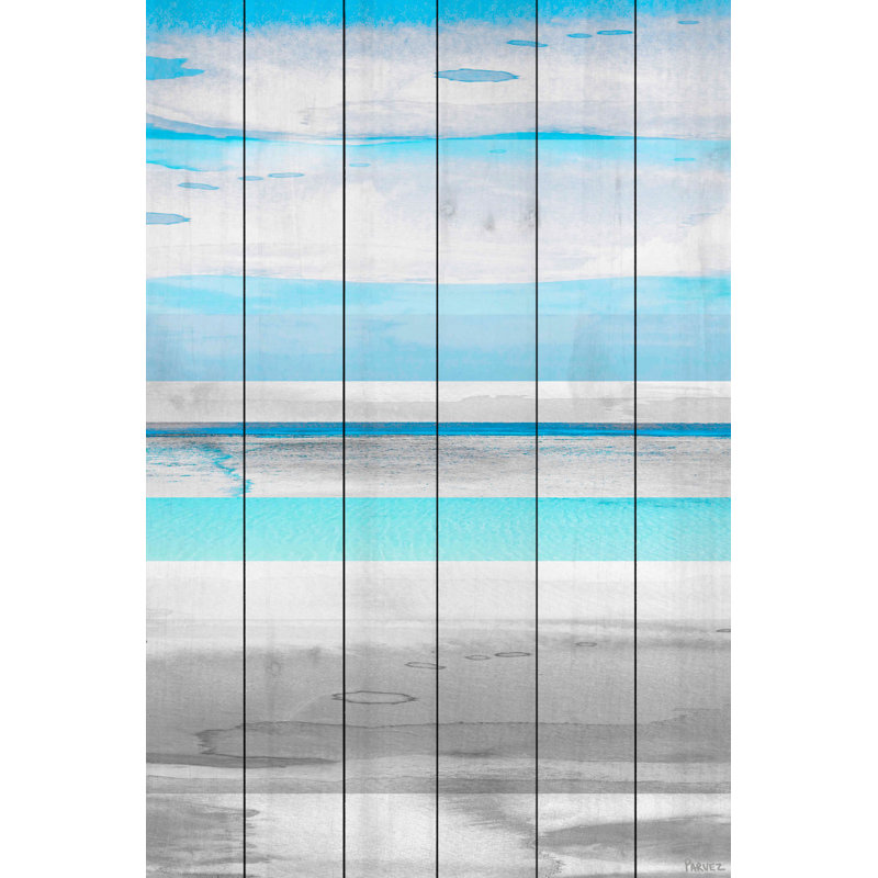 Carilo par Parvez Taj - peinture sur bois sans cadre, H 12 po x l 8 po x P 1,5 po