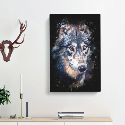 The Eyes of a Wolf - Wrapped Canvas