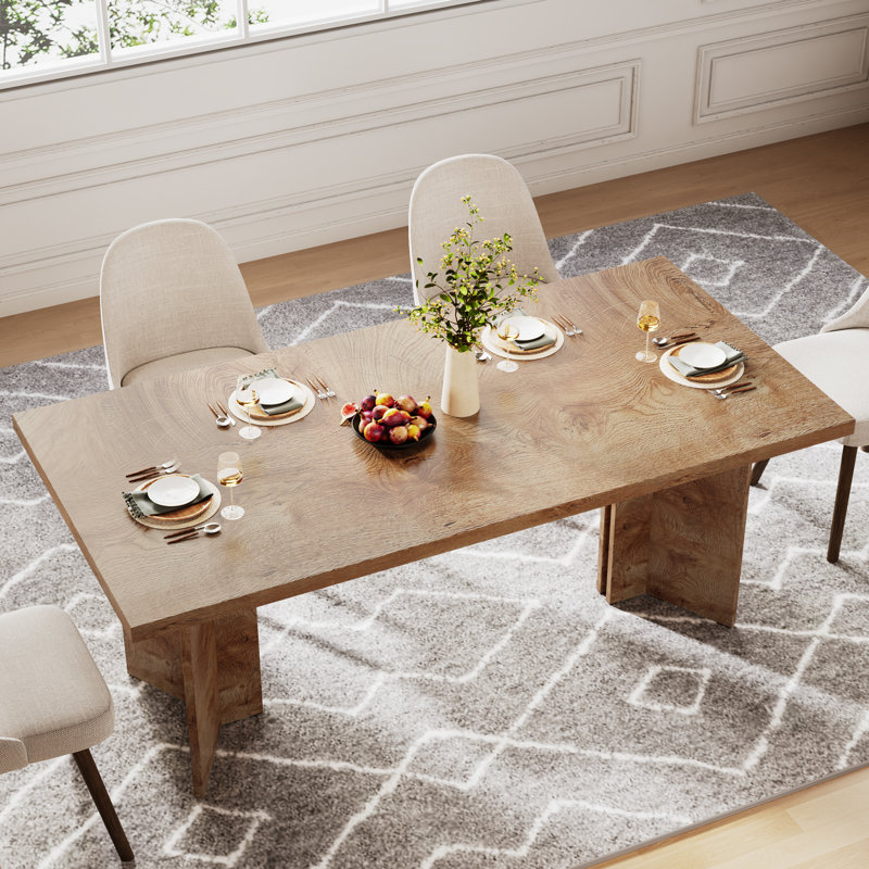 Rahn Dining Table, Light Oak Brown