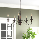 Lustre à 5 lumières de style bougie Aalst