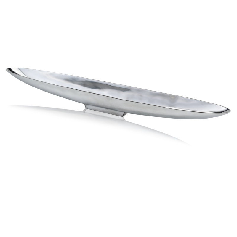 Saurabh Barco Long Boat Tray, 6.5" H x 47.25" W x 4.5" D