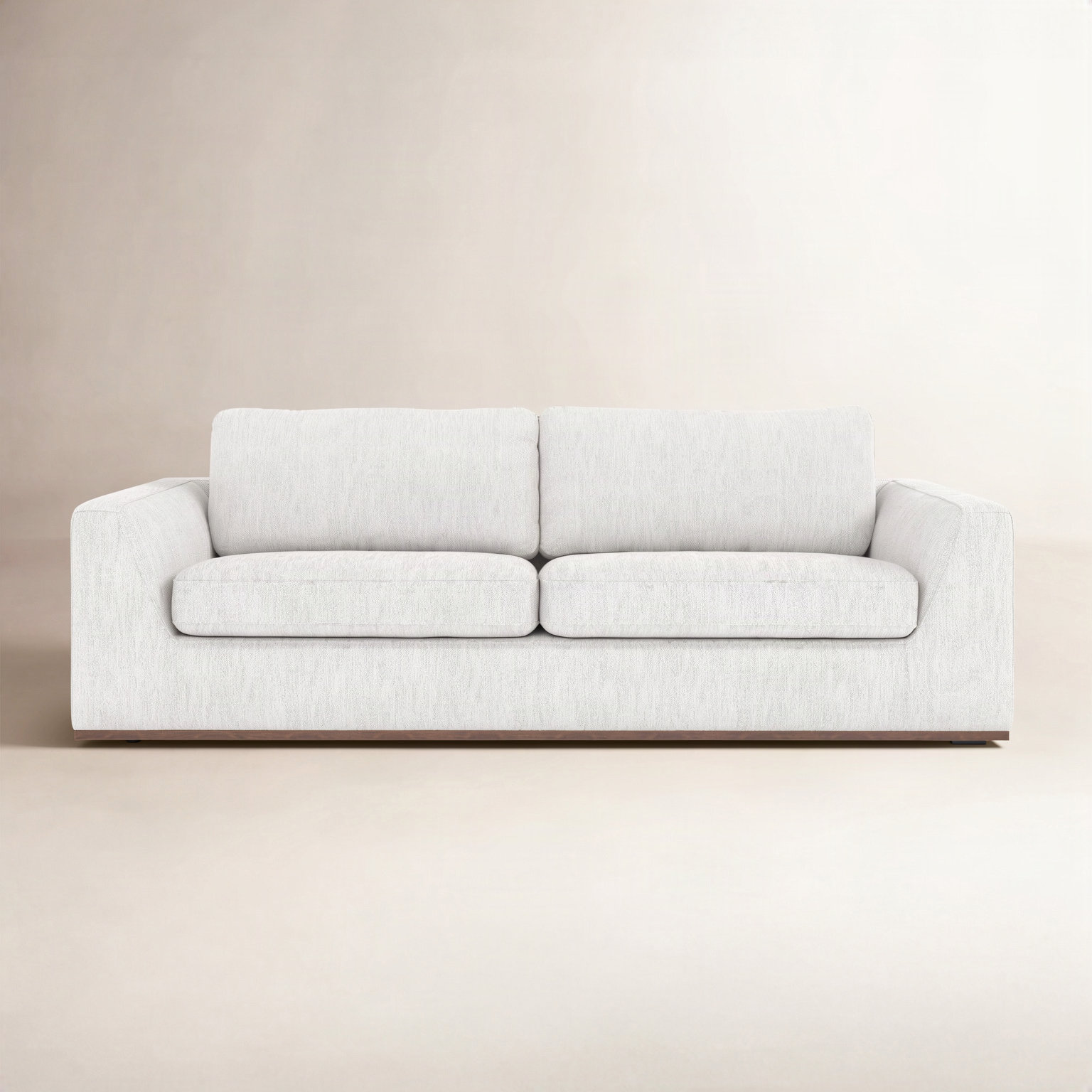 Berger 98 " Sofa, Merino Cotton