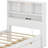 Platform Bed With Bookcase Headboard-162996886