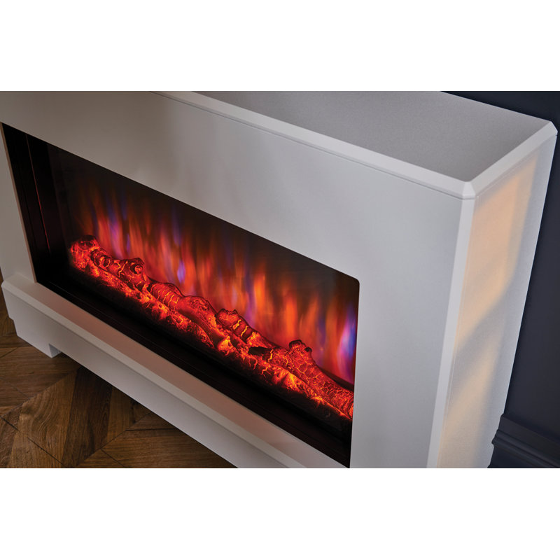 Eggleston Suncrest 116cm W White Electric Fireplace