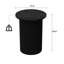 Table d'appoint ronde cannelée 22,6 po Eversole-1556731227-1572447601