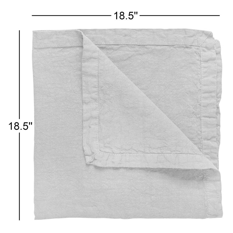 Maria Linen Square Napkins, Ceylon Yellow