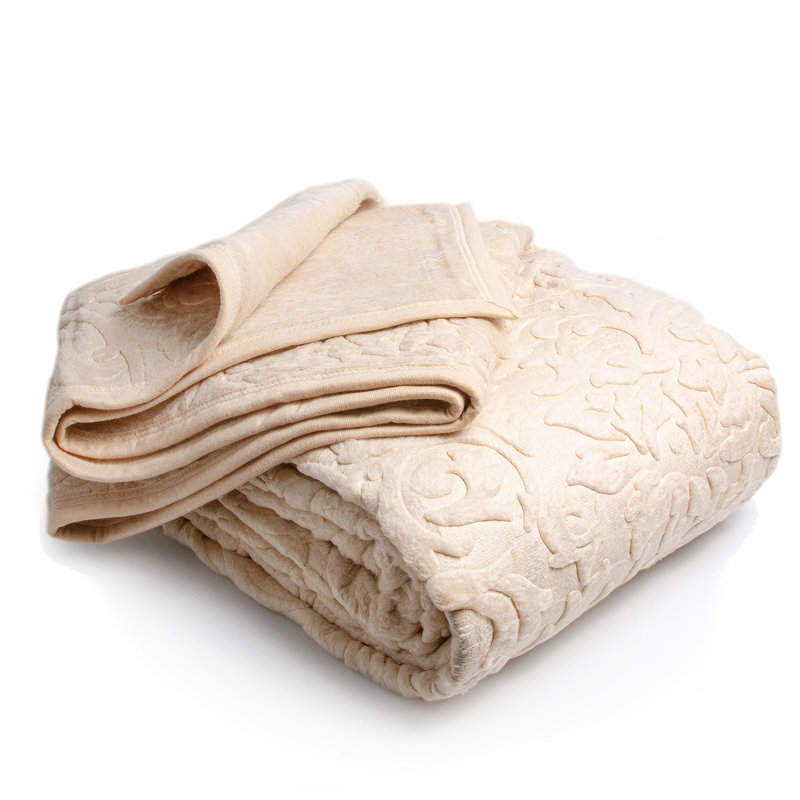 Sesli Soft Warm Embossed Bed Cover/Blanket