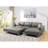 Miheli Faux Leather Ottoman-1087449849