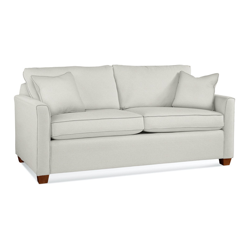 Charleston 77" Sleeper Sofa , Air Dream, Basic Gray 100% Polyester, Coffee