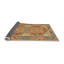 Tapis orange/bleu traditionnel Quillian-858489385