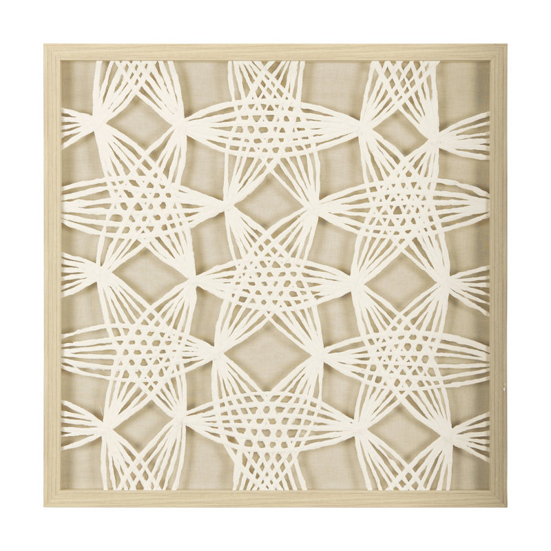 Folk Papercuts I - Cercles, White/Beige/Circles