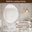 Miroir asymétrique 40 po x 32 po