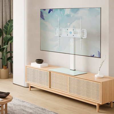 Desktop stand rotate 40° left and right, suitable for 50-80 inch TVs