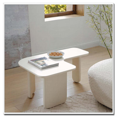 35.43" L-Shape Coffee Table