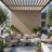 Linear WPC Exterior Wall Slat Siding and Cladding Panels 114 in x 8.62 in-117542576-117542578