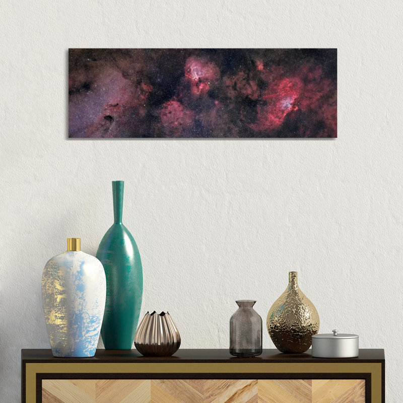 Panorama Near The Sagittarius Region Of Our Milky Way Galaxy by John Davis - Wrapped Canvas Panoramic Print