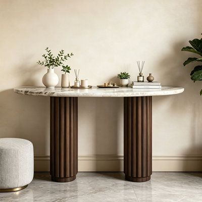 Console d'entrée Mid-Century