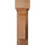 Support de scie brute brute avec support décalé, l 4 po x P 14 po x H 14 po, cèdre rouge de l'Ouest-47797938-47797595