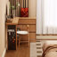 Coiffeuse avec miroir lumineux, 3 tiroirs, 1 chaise