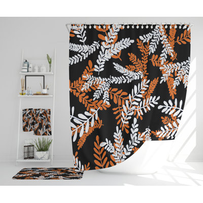 Neelisha Polyester Shower Curtain Set