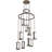 Alya 9 - Light Dimmable Cylinder Chandelier