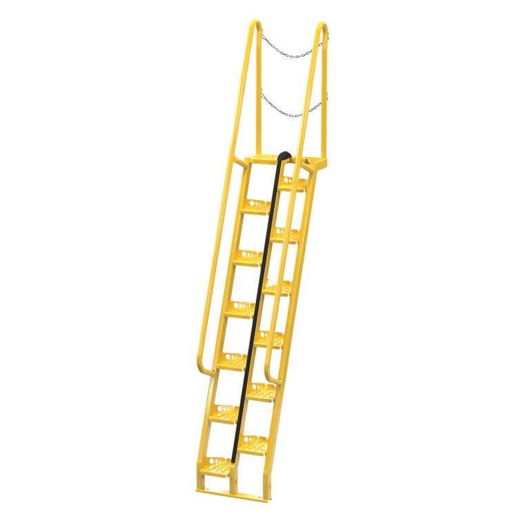 Vestil 13 - Step Steel Straight Ladder | Wayfair